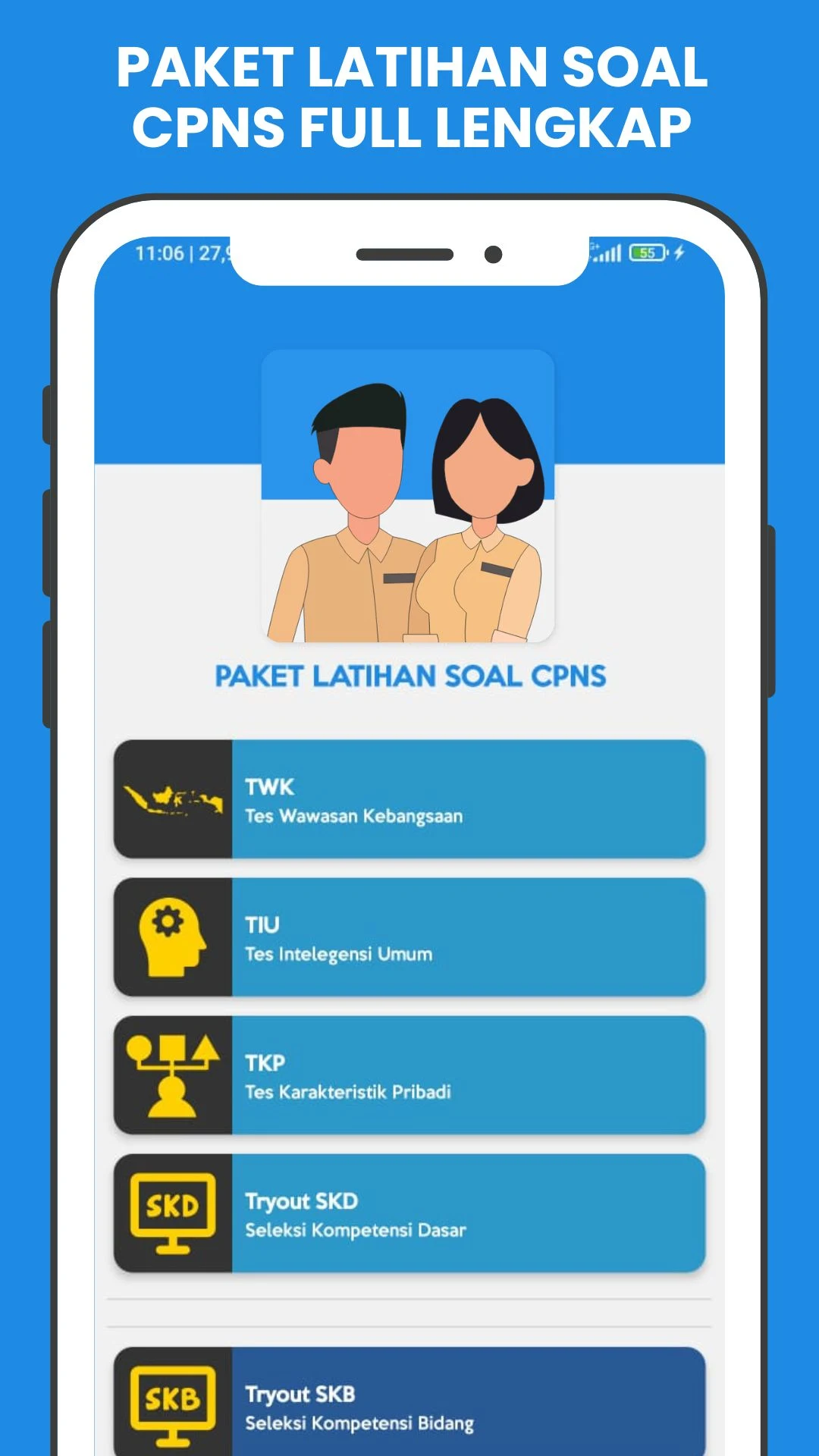 Soal CPNS 2026 - Latihan CAT screenshot